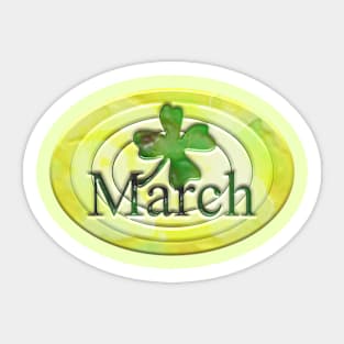 March Sticker